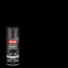 Krylon 12 Oz. Black Spray Lacquer Image 1