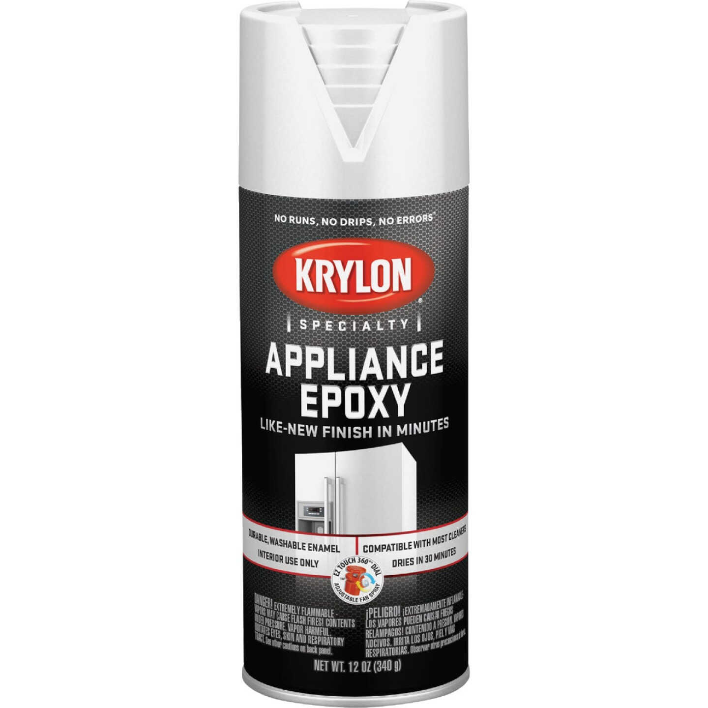 Krylon Gloss Epoxy White 12 Oz. Appliance Spray Paint Image 1
