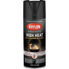 Krylon Flat Black 12 Oz. High Heat Spray Paint Image 5