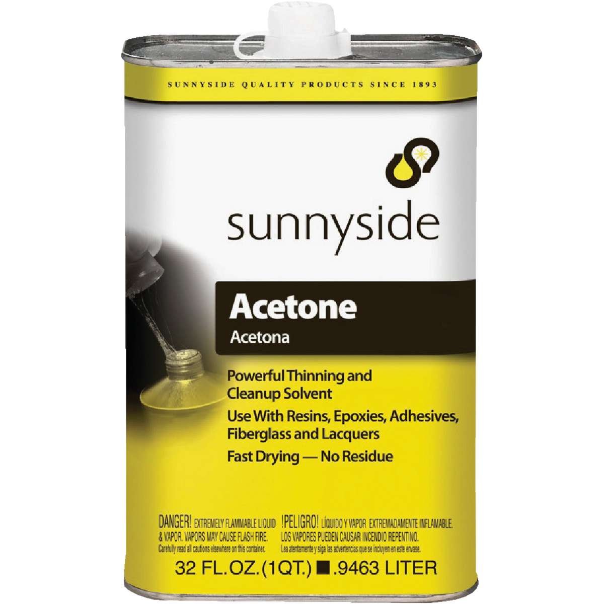 Sunnyside Acetone, 1 Qt.
