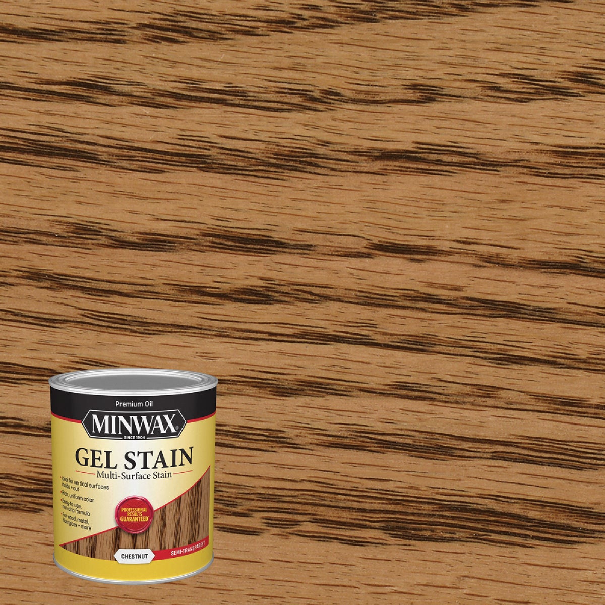Minwax Gel Stain, Chestnut, 1 Qt. Image 1