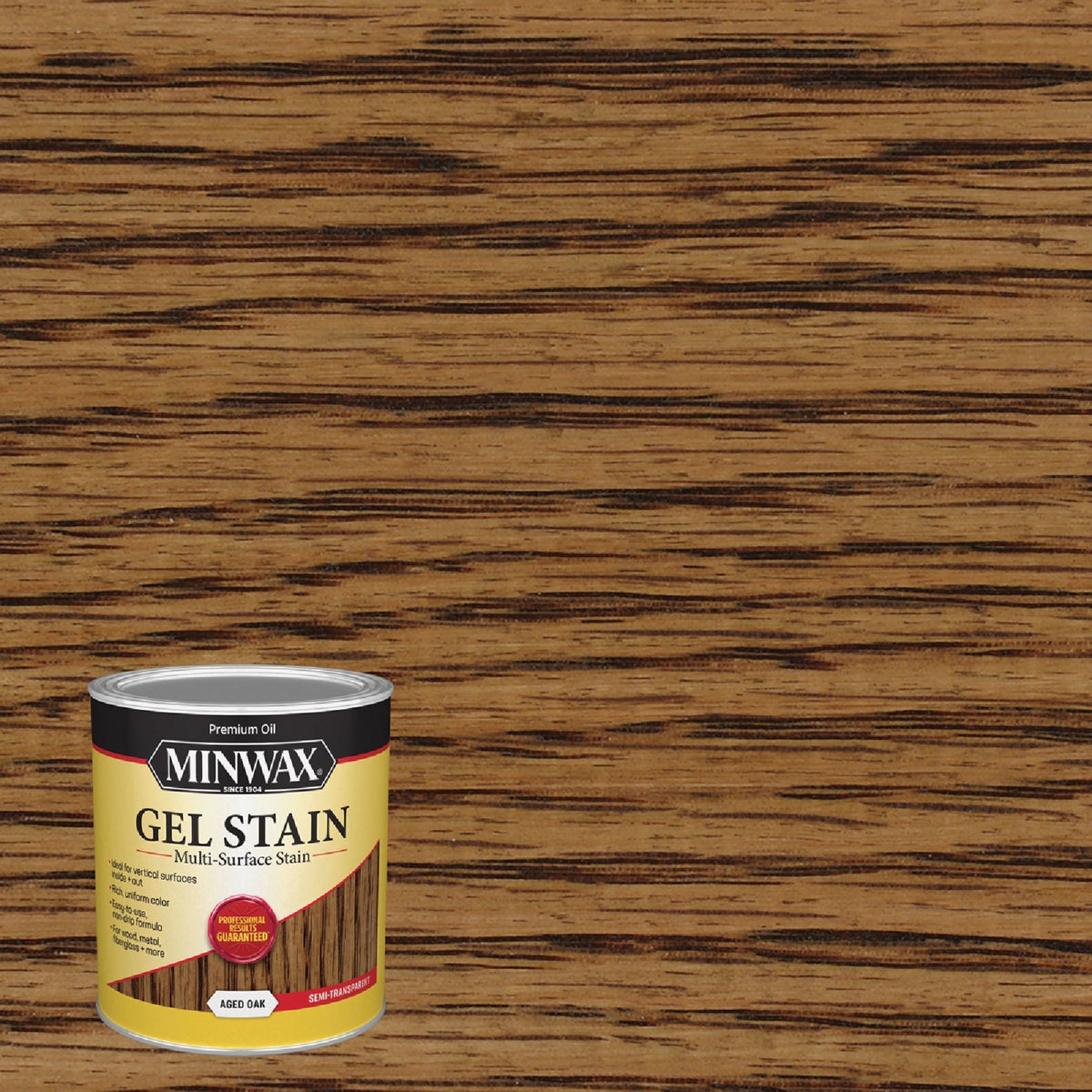 Minwax Gel Stain, Aged Oak, 1 Qt. Image 1