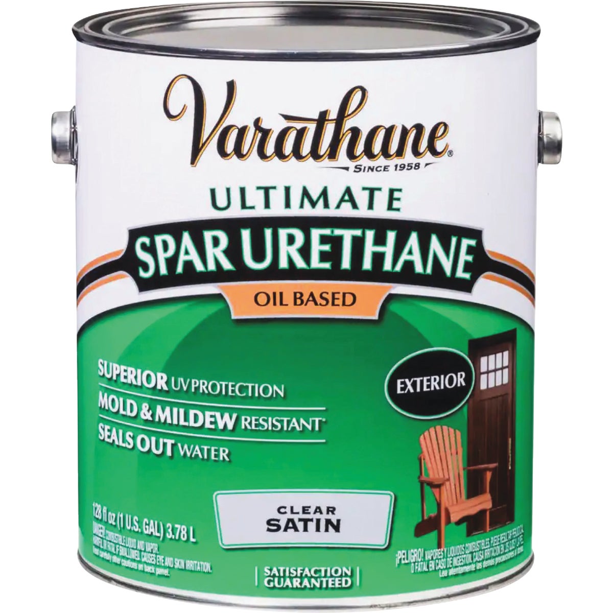 Varathane Satin Clear Exterior Low VOC Spar Urethane, 1 Gal. Image 2