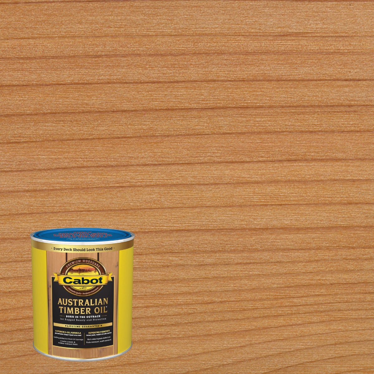 Cabot Australian Timber Oil Low VOC, Natural, 1 Qt. Image 1