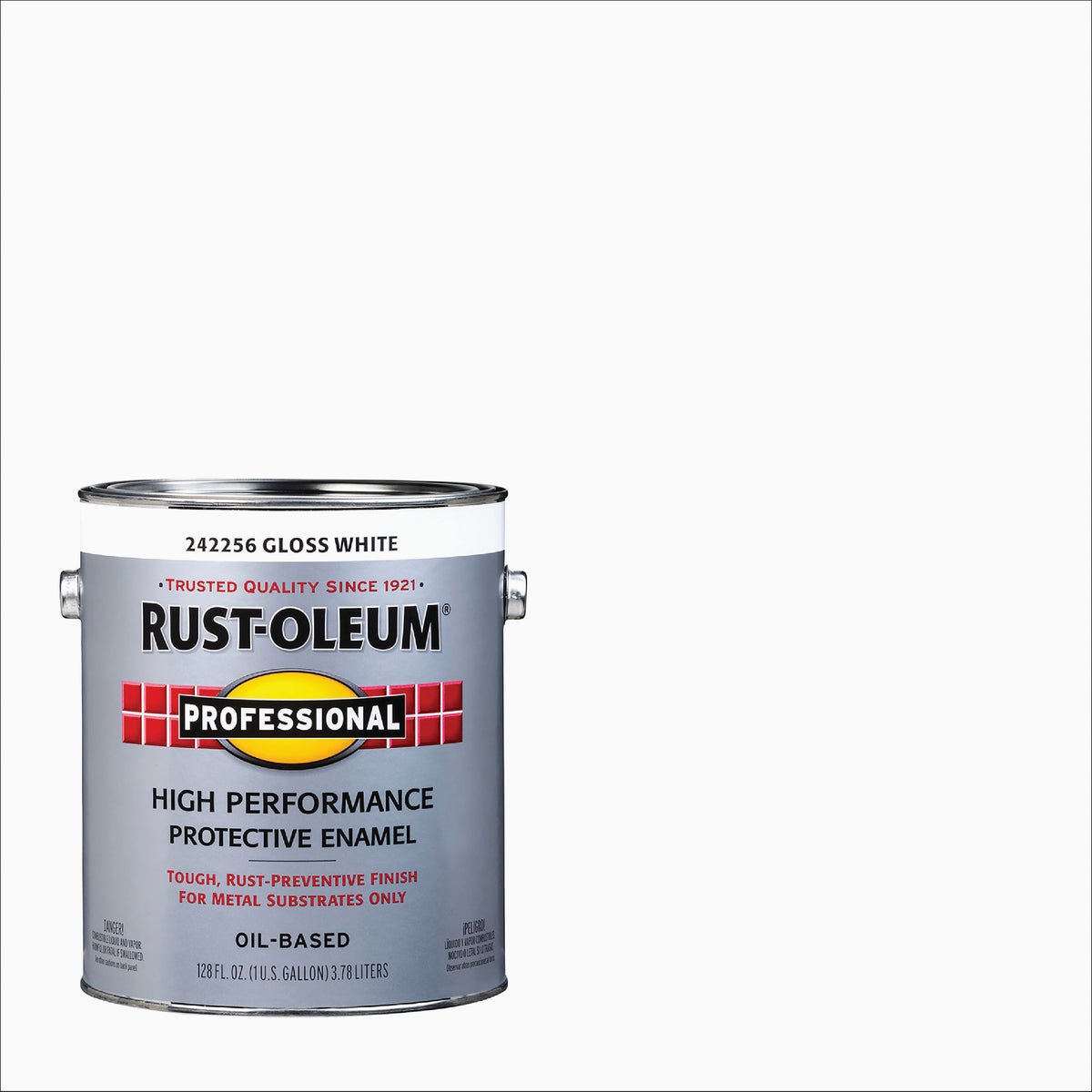 Rust-Oleum Gloss VOC for SCAQMD Professional Enamel, White, 1 Gal.