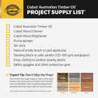 Cabot Australian Timber Oil Low VOC, Natural, 1 Gal. Image 5
