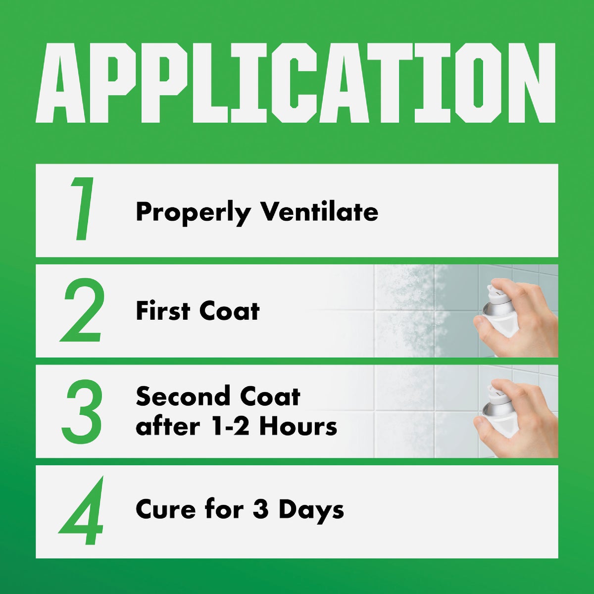 Rust-Oleum 12 Oz. Tub and Tile Aerosol Gloss White Refinishing Spray Paint Image 2