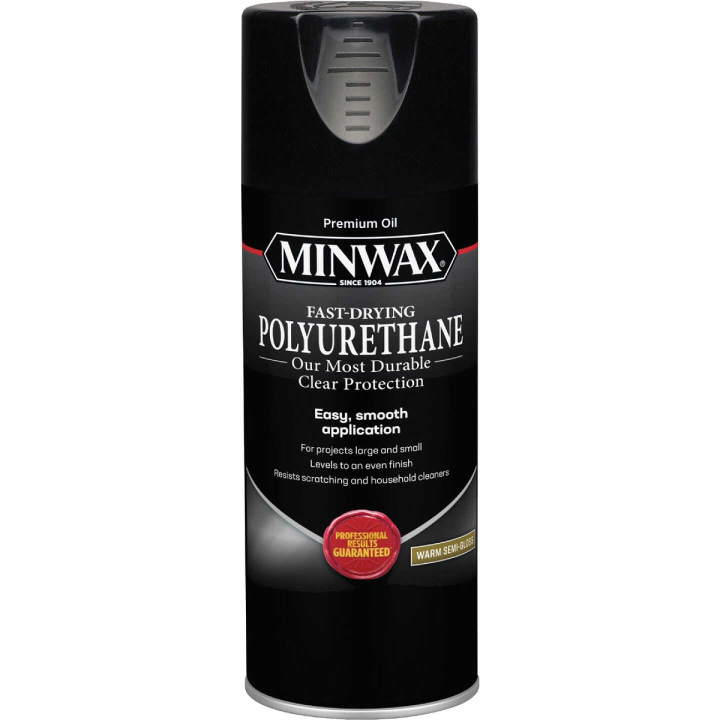 Minwax Warm Semi-Gloss Clear Spray Polyurethane, 11.5 Oz. Image 1