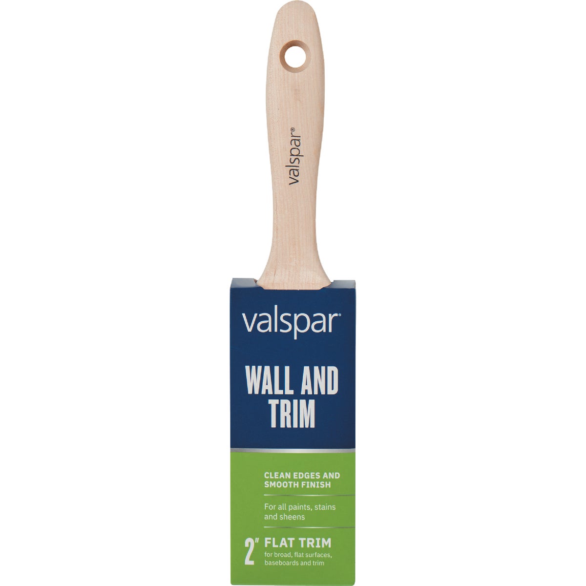 Valspar 2 In. Wall & Trim Flat Trim Brush Image 1
