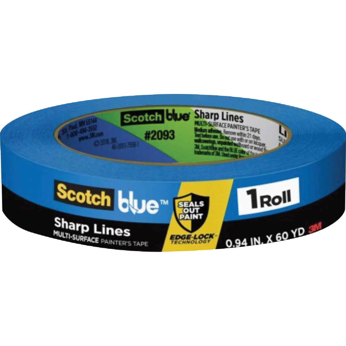 ScotchBlue PROSharp 0.94 In. x 60 Yd. Painter's Tape Image 1