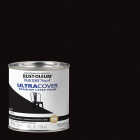 Rust-Oleum Painter's Touch 2X Ultra Cover Premium Latex Paint, Black Gloss, 1/2 Pt. Image 1