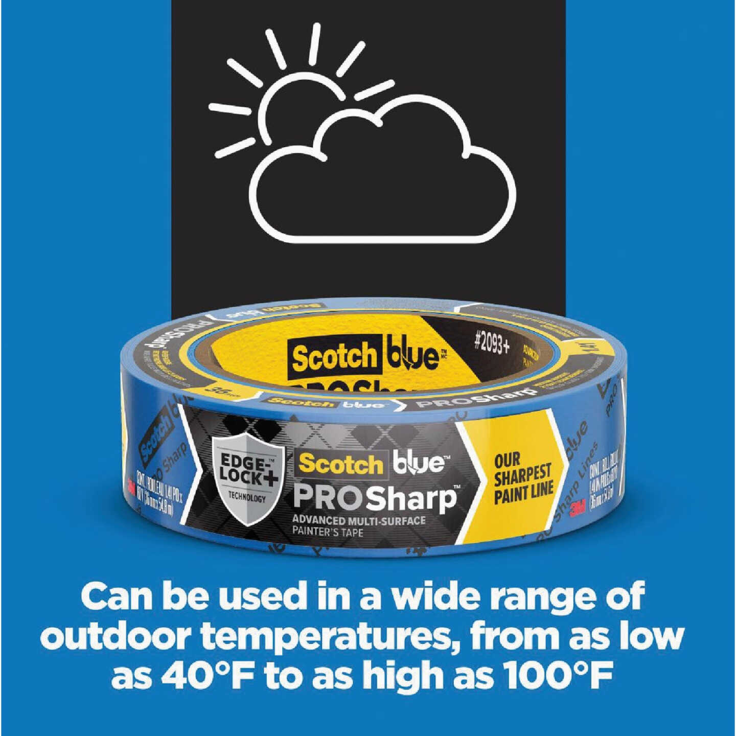 ScotchBlue PROSharp 1.88 In. x 60 Yd. Painter's Tape Image 2