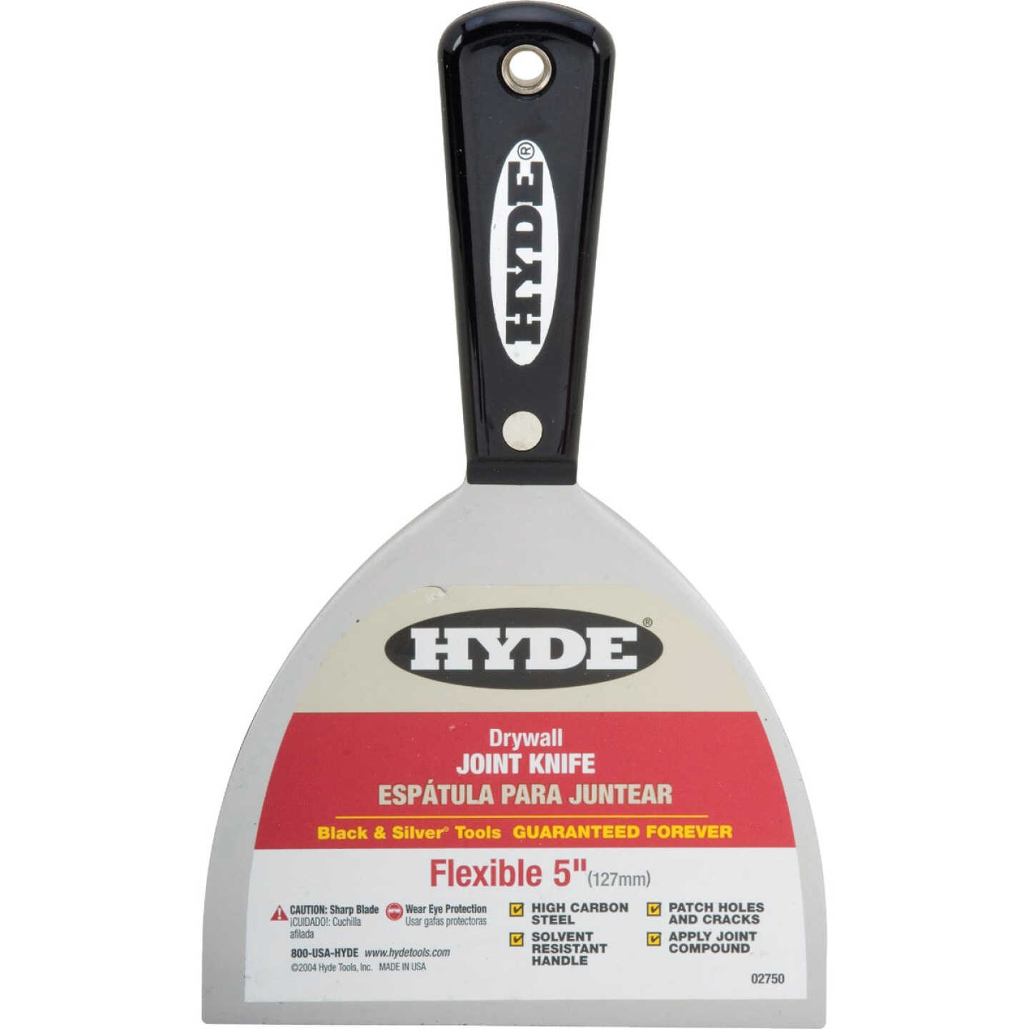 Hyde Black & Silver Professional 5 In. Flexible Joint Knife Image 1