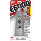 E6000 1 Oz. Industrial Strength Clear Adhesive with 4 Applicator Tips Image 1