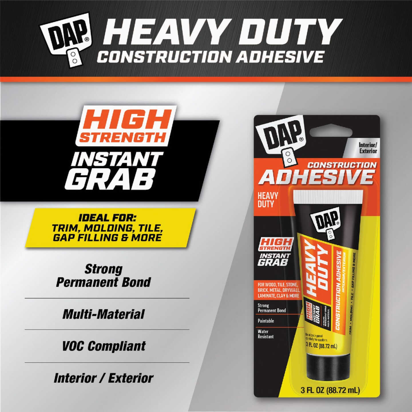 DAP 3 Oz. Heavy Duty Construction Adhesive Image 2