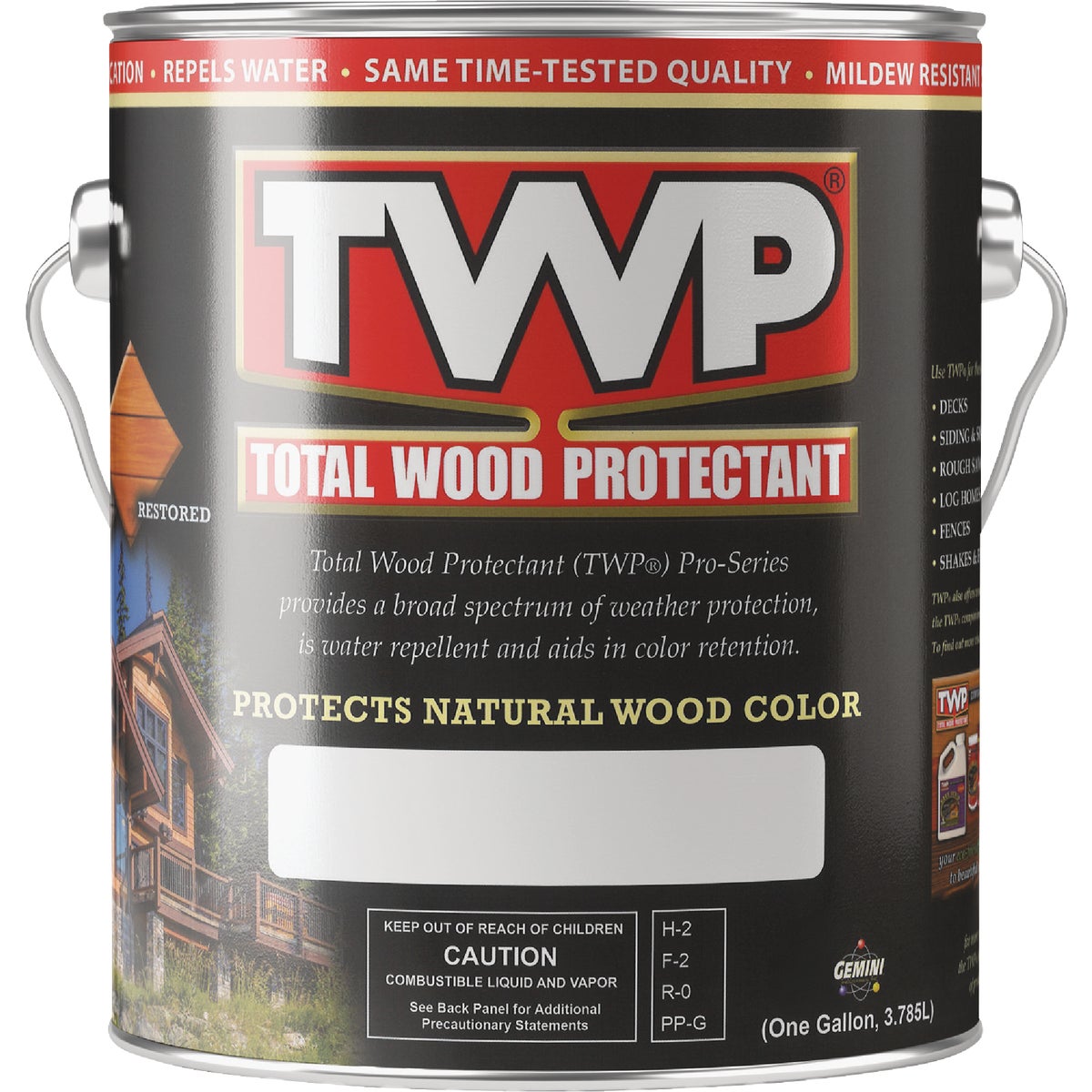 TWP 100 Pro Series Wood Protectant, Clear, 1Gal.