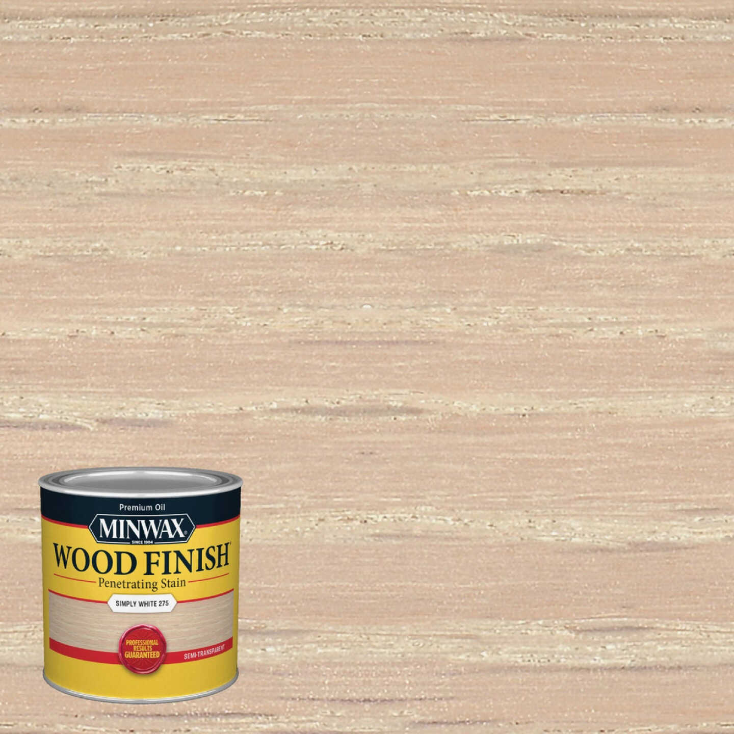 Minwax 1/2 Pt. Simply White Wood Finish Image 1
