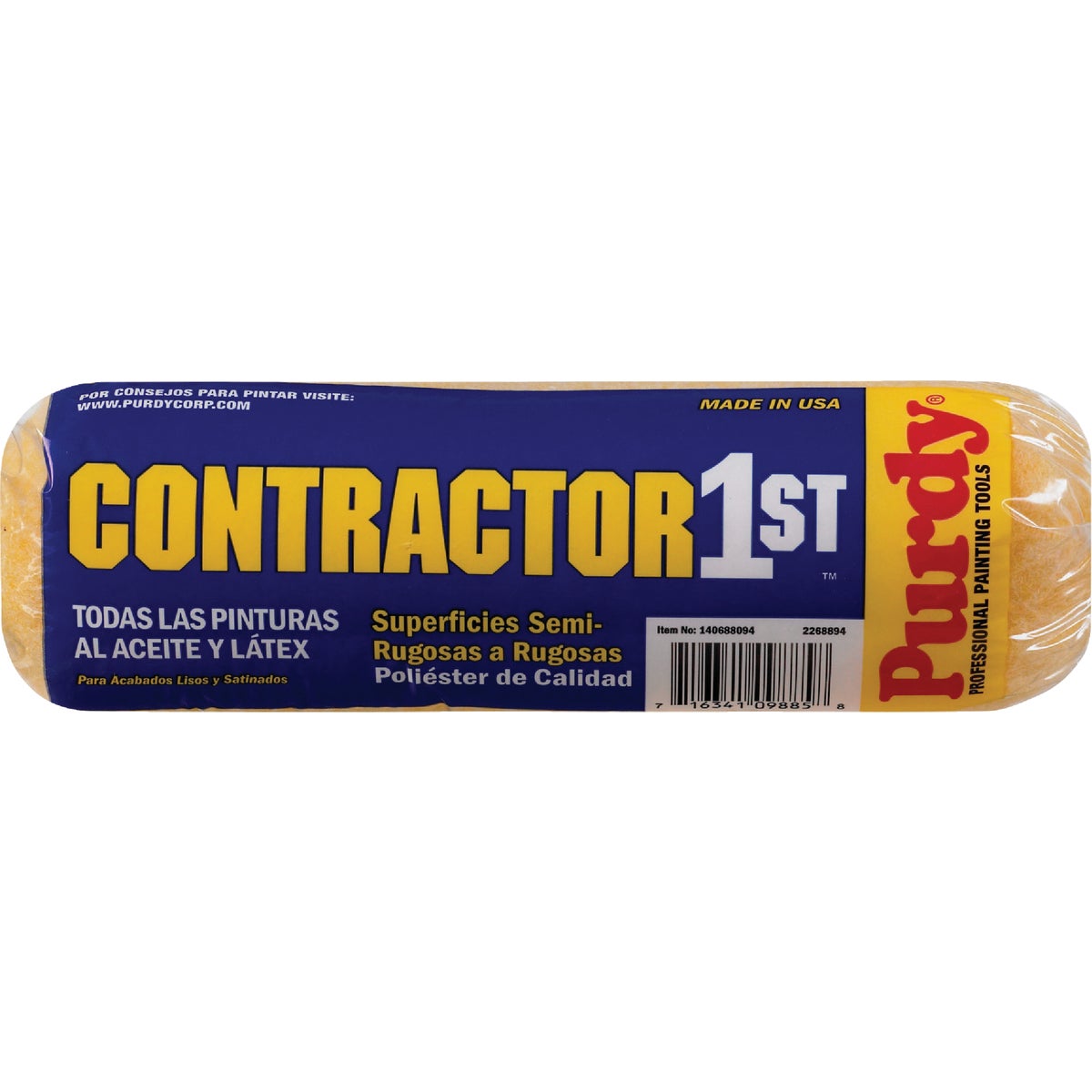 Purdy Contractor 1st 9 In. x 3/4 In. Knit Fabric Roller Cover Image 6