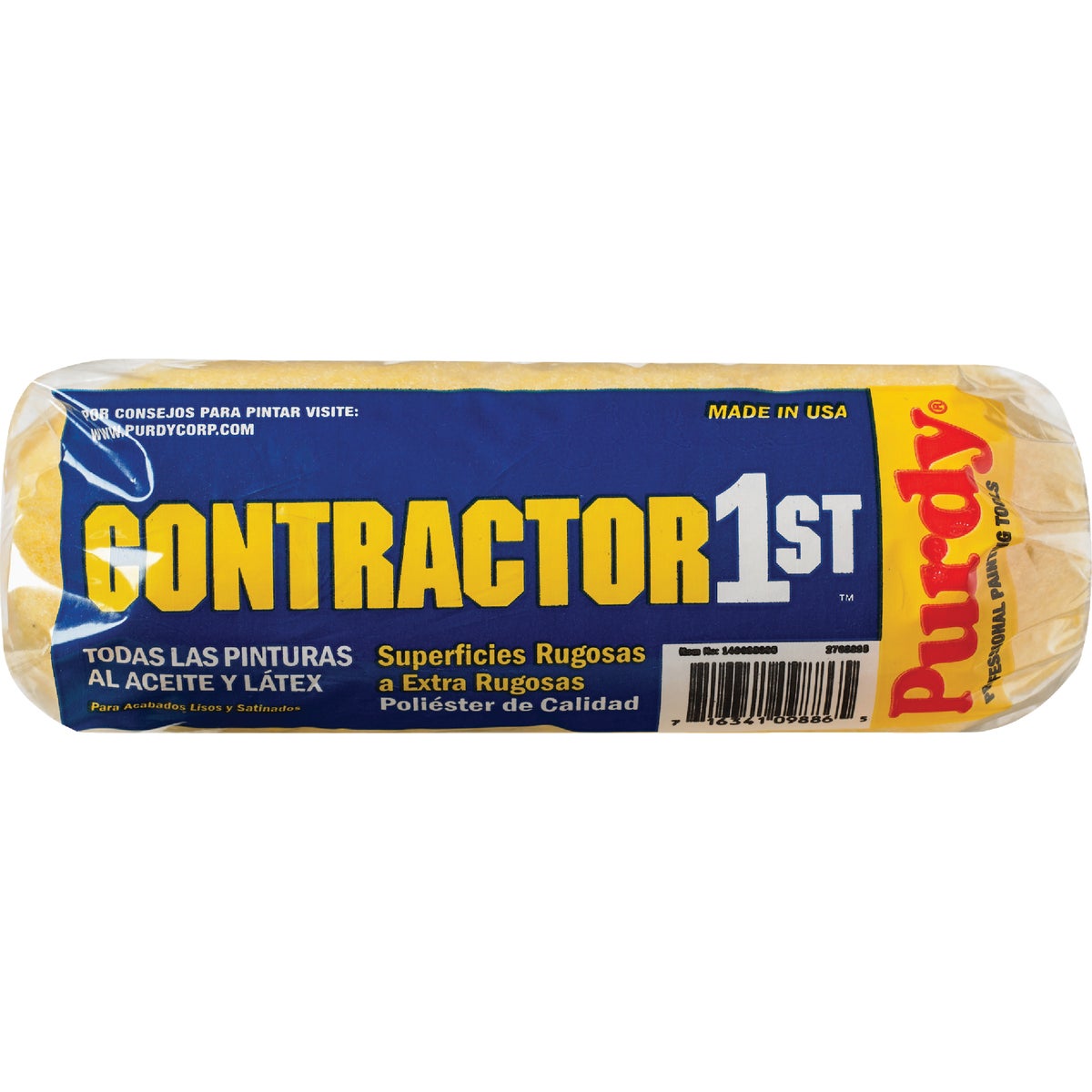 Purdy Contractor 1st 9 In. x 1 In. Knit Fabric Roller Cover Image 6