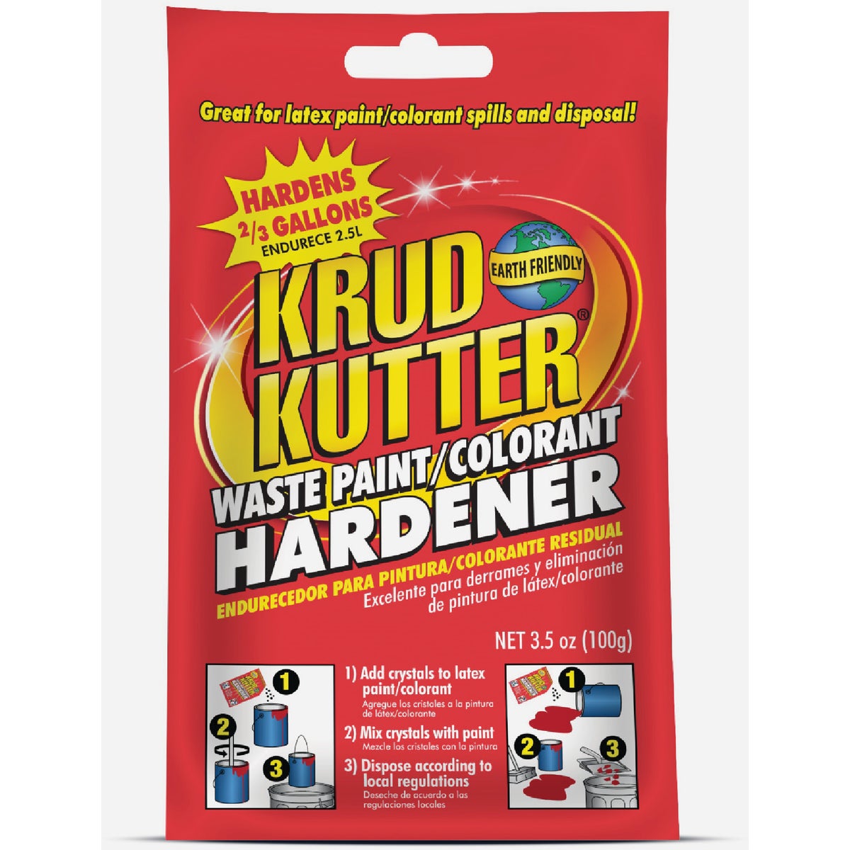 Krud Kutter 3.5 Oz. Waste Paint/Colorant Hardener Pouch