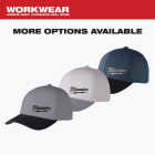Milwaukee Workskin Gray Performance Fitted Hat, Large/XL Image 2