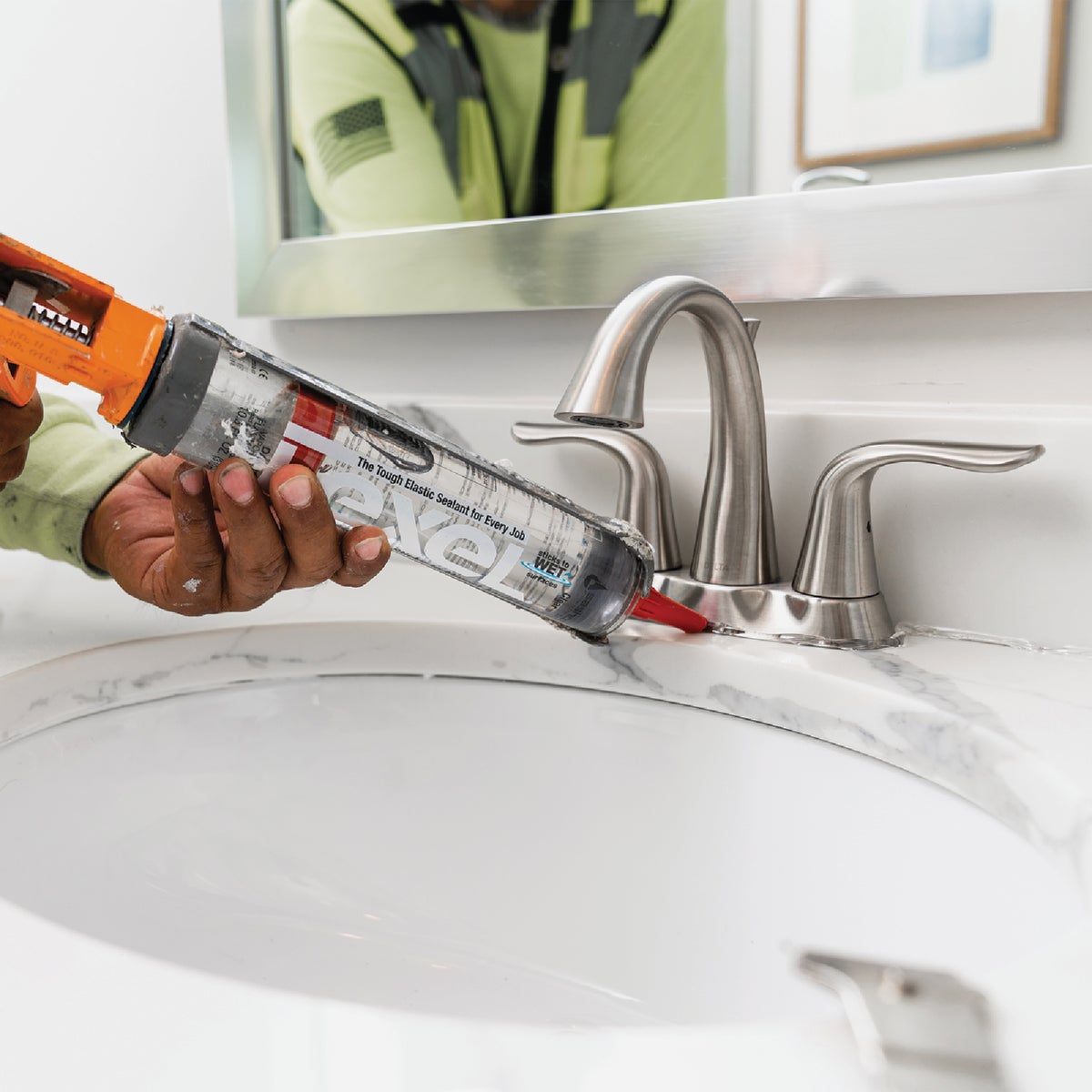 Sashco Lexel 5 Oz. VOC Caulk Polymer Sealant, Clear Image 2