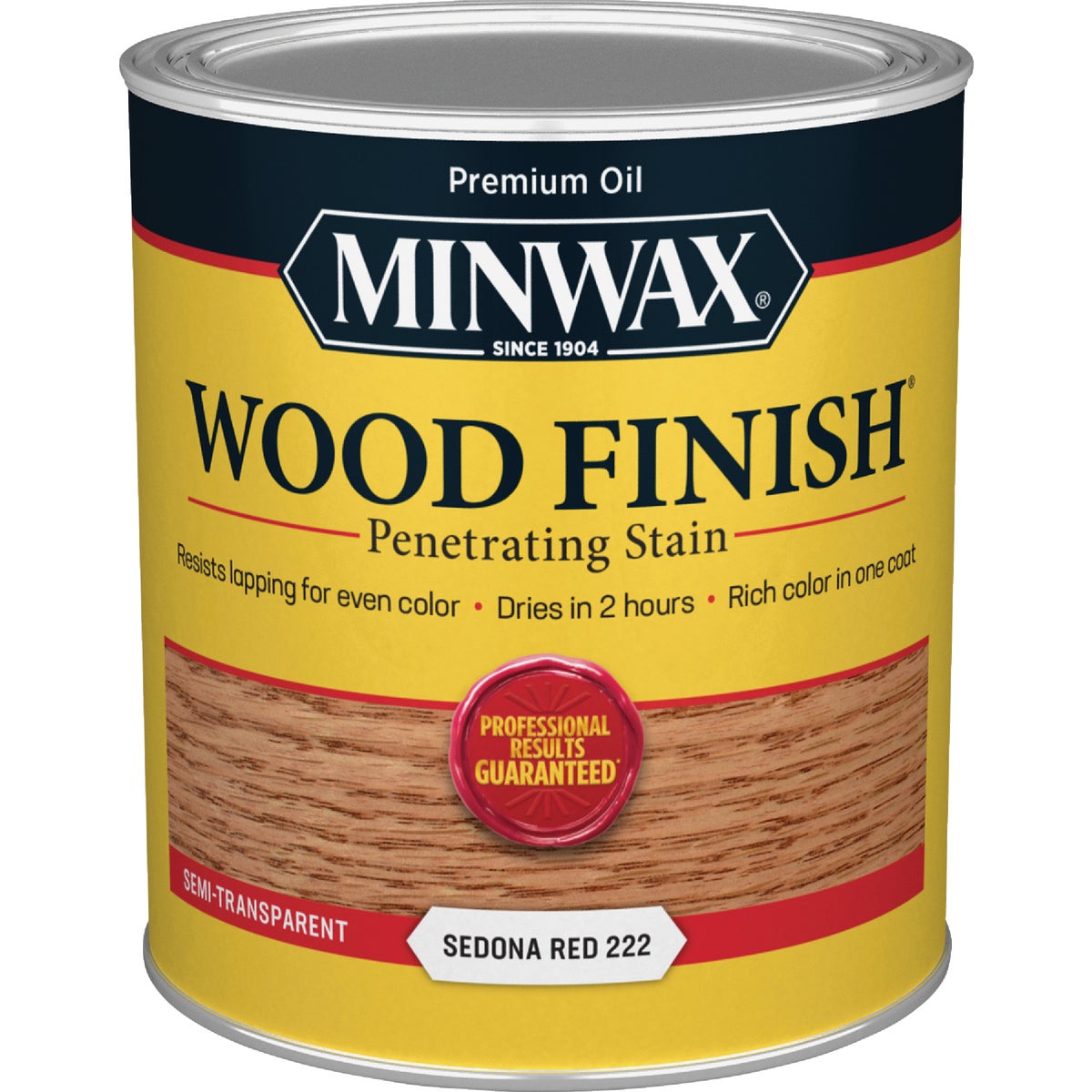 Minwax Wood Finish Penetrating Stain, Sedona Red, 1 Qt. Image 7