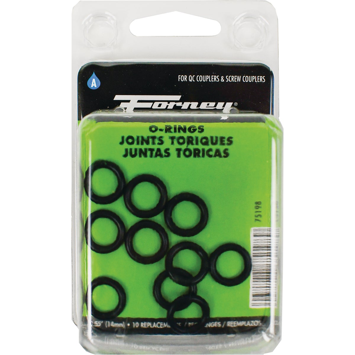 Forney 1/2 In. x 11/16 In. Pressure Washer O-Ring (10-Pack) Image 2