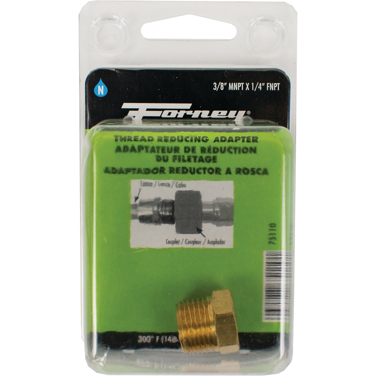 Forney 3/8 In. To 1/4 In. Pressure Washer Reducer Image 2