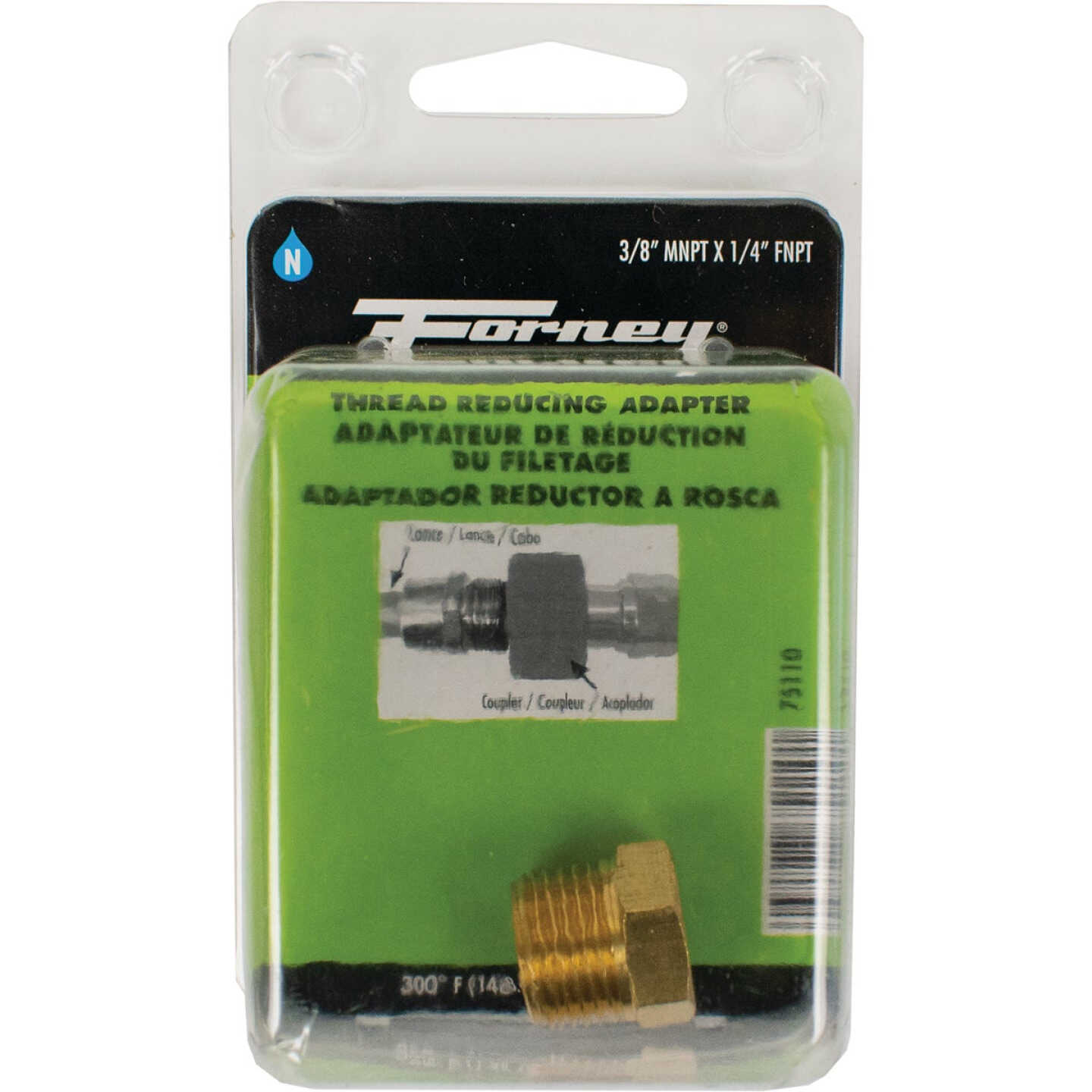 Forney 3/8 In. To 1/4 In. Pressure Washer Reducer Image 2