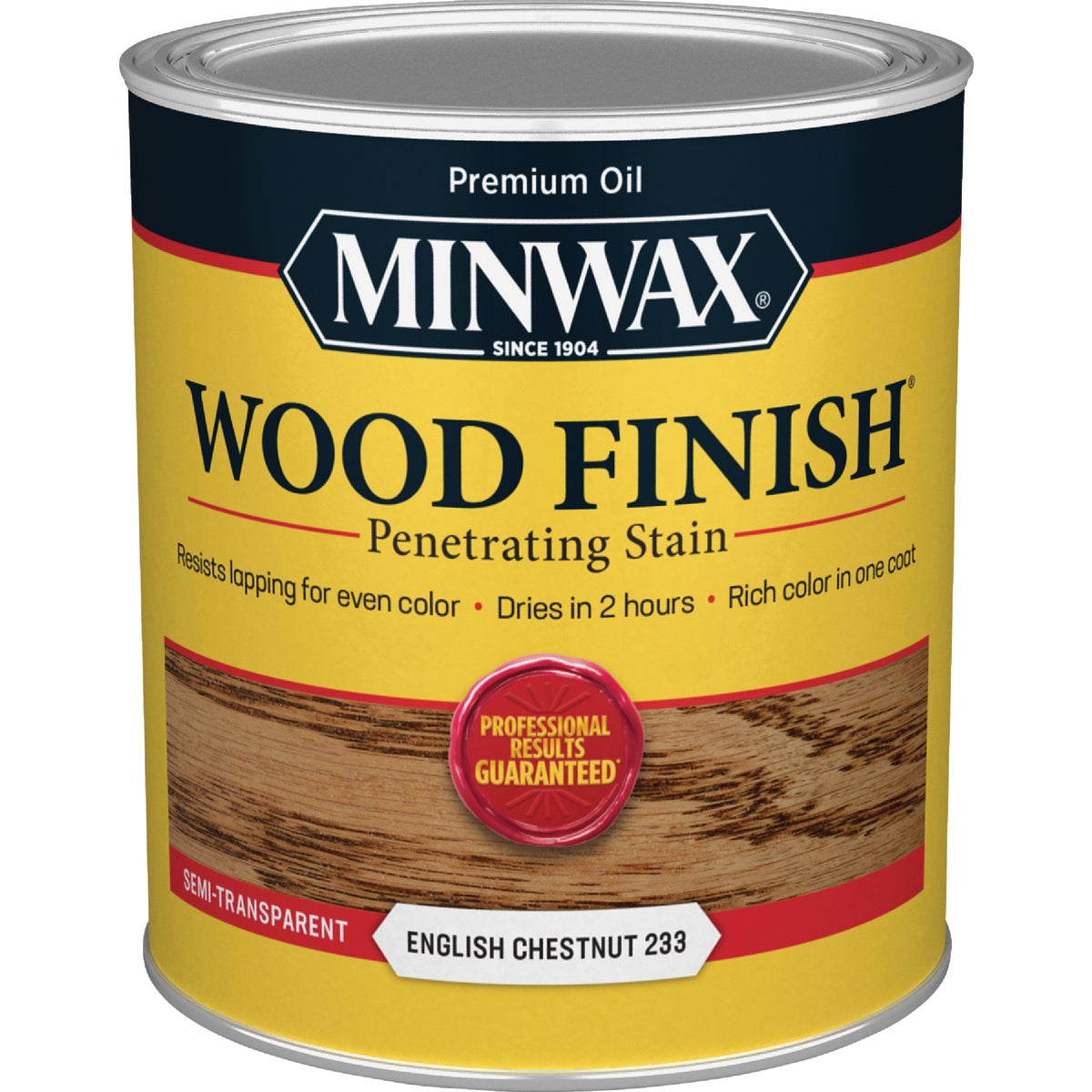 Minwax Wood Finish Penetrating Stain, English Chestnut, 1 Qt. Image 7