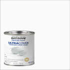 Rust-Oleum Painter's Touch 2X Ultra Cover Premium Latex Paint, White Gloss, 1/2 Pt. Image 1