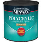Minwax Polycrylic 1/2 Pt. Semi-Gloss Water Based Protective Finish Image 1