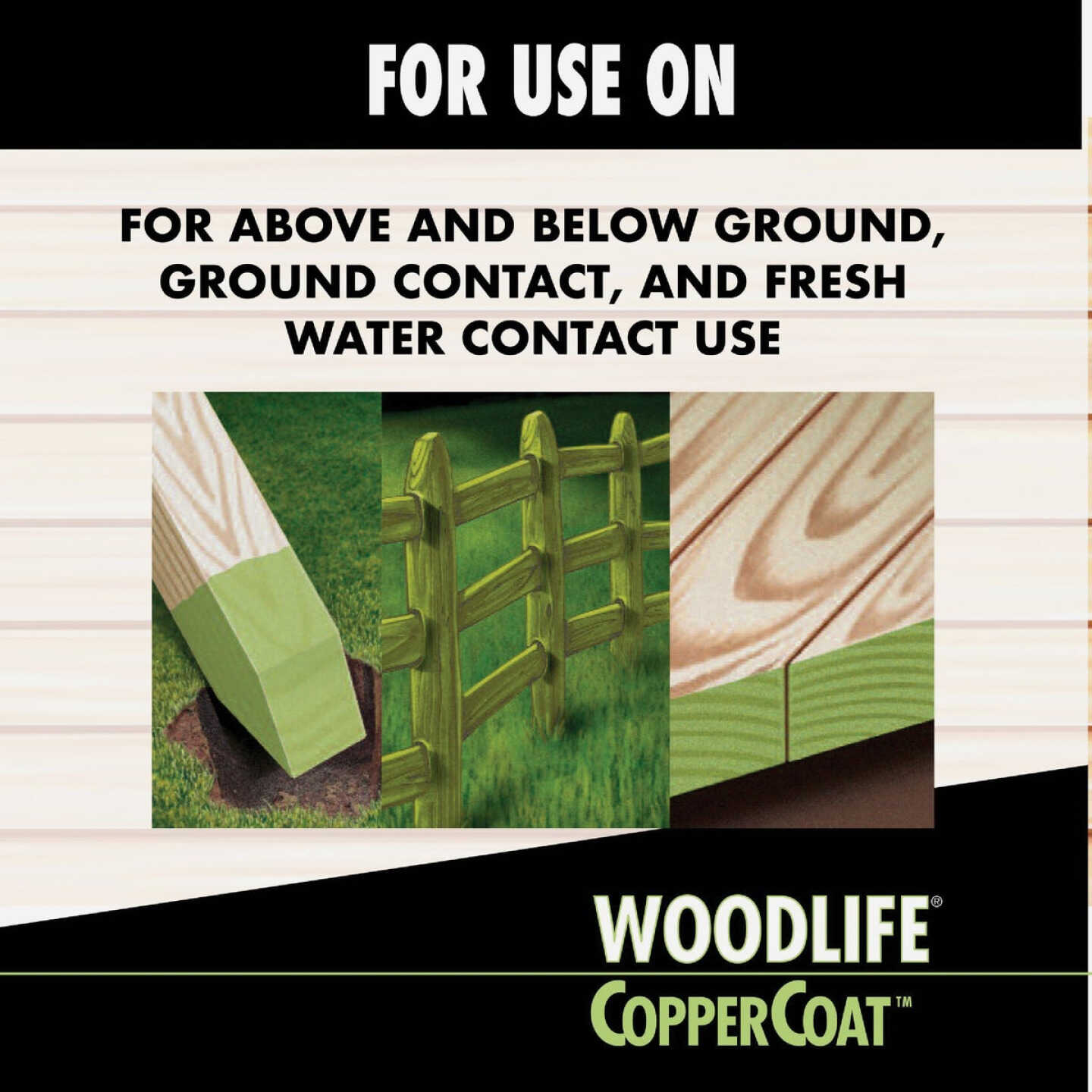 Rust-Oleum Woodlife Water-Based Coppercoat Green Wood Preservative, 1 Gal. Image 5