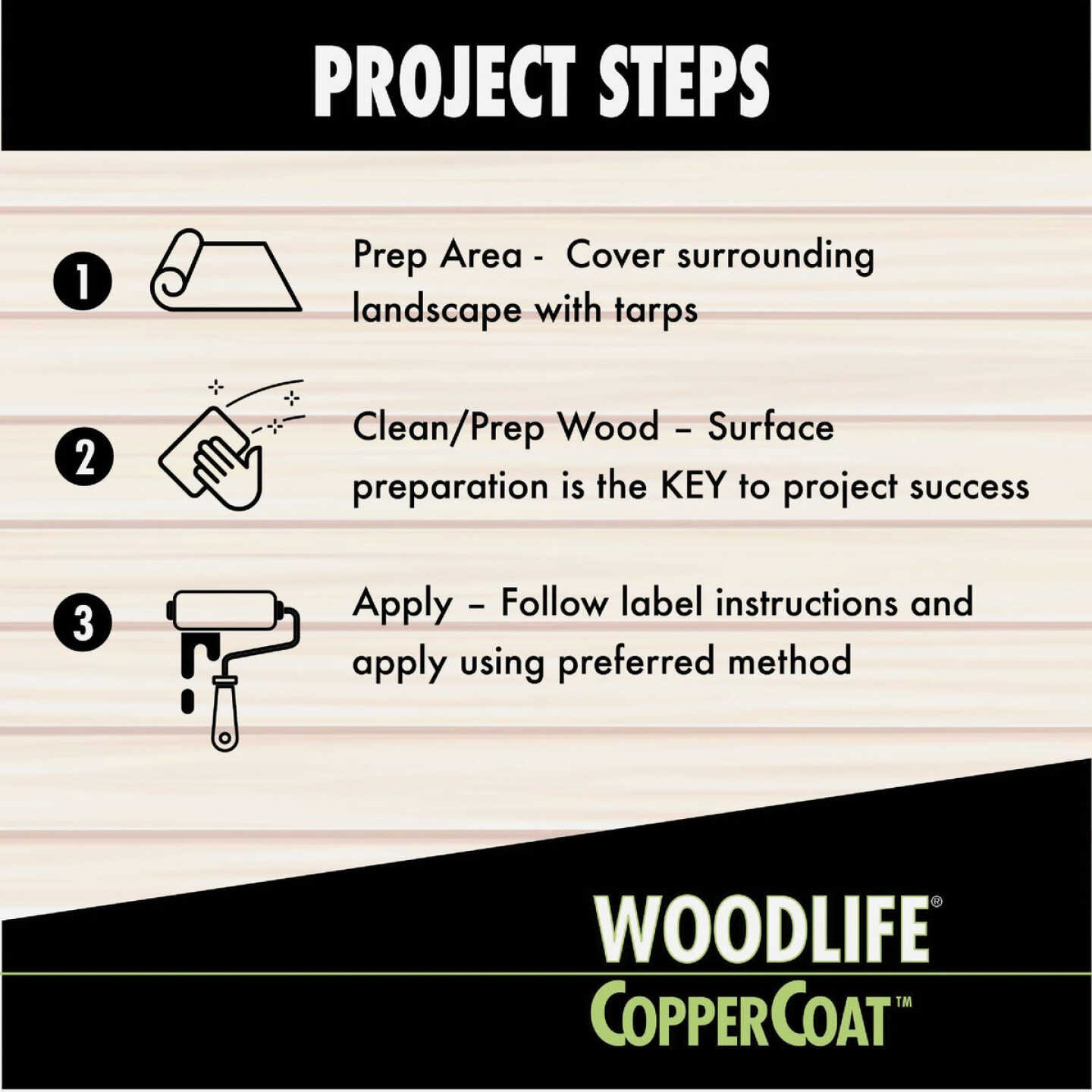 Rust-Oleum Woodlife Water-Based Coppercoat Green Wood Preservative, 1 Gal. Image 7