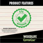 Rust-Oleum Woodlife Water-Based Coppercoat Green Wood Preservative, 1 Gal. Image 4