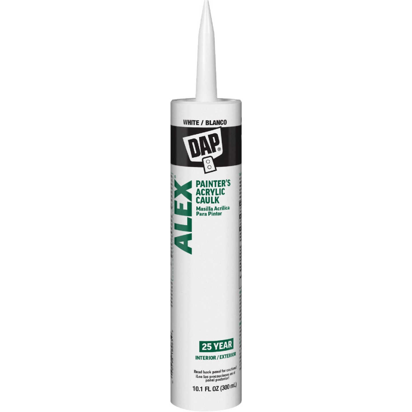 Dap Alex 10.1 Oz. White Painter's Acrylic Latex Caulk Image 1