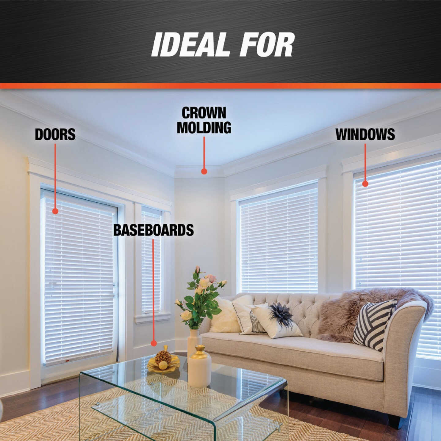 Dap Alex Plus 10.1 Oz. All Purpose Clear Siliconized Acrylic Latex Caulk Image 5