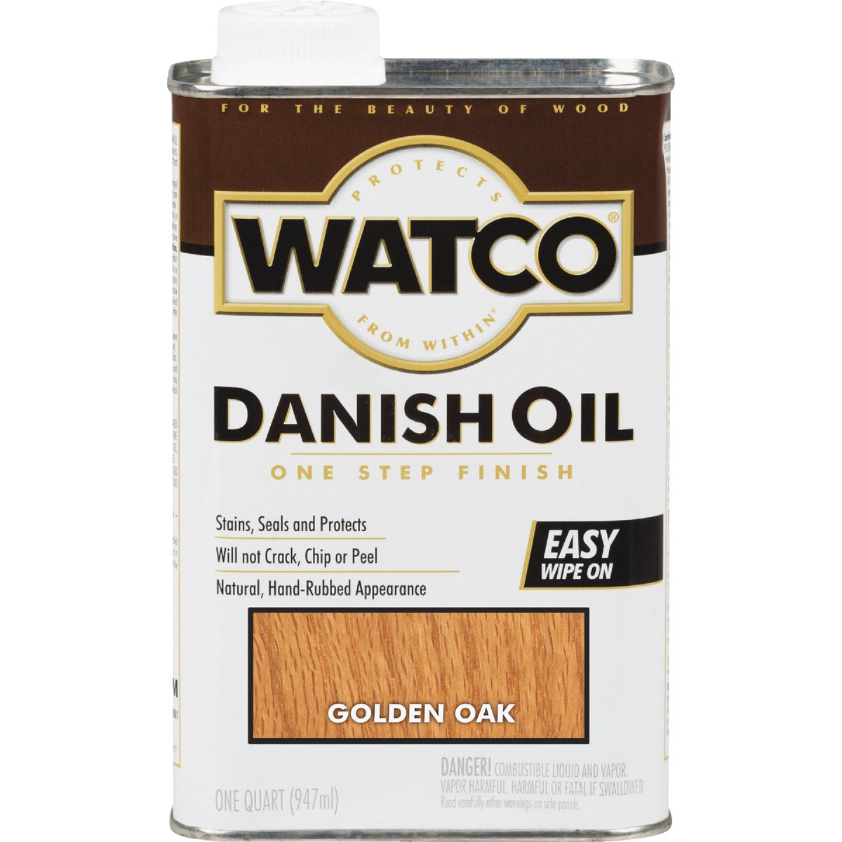 Watco Danish 1 Qt. Golden Oak Oil Finish Image 2