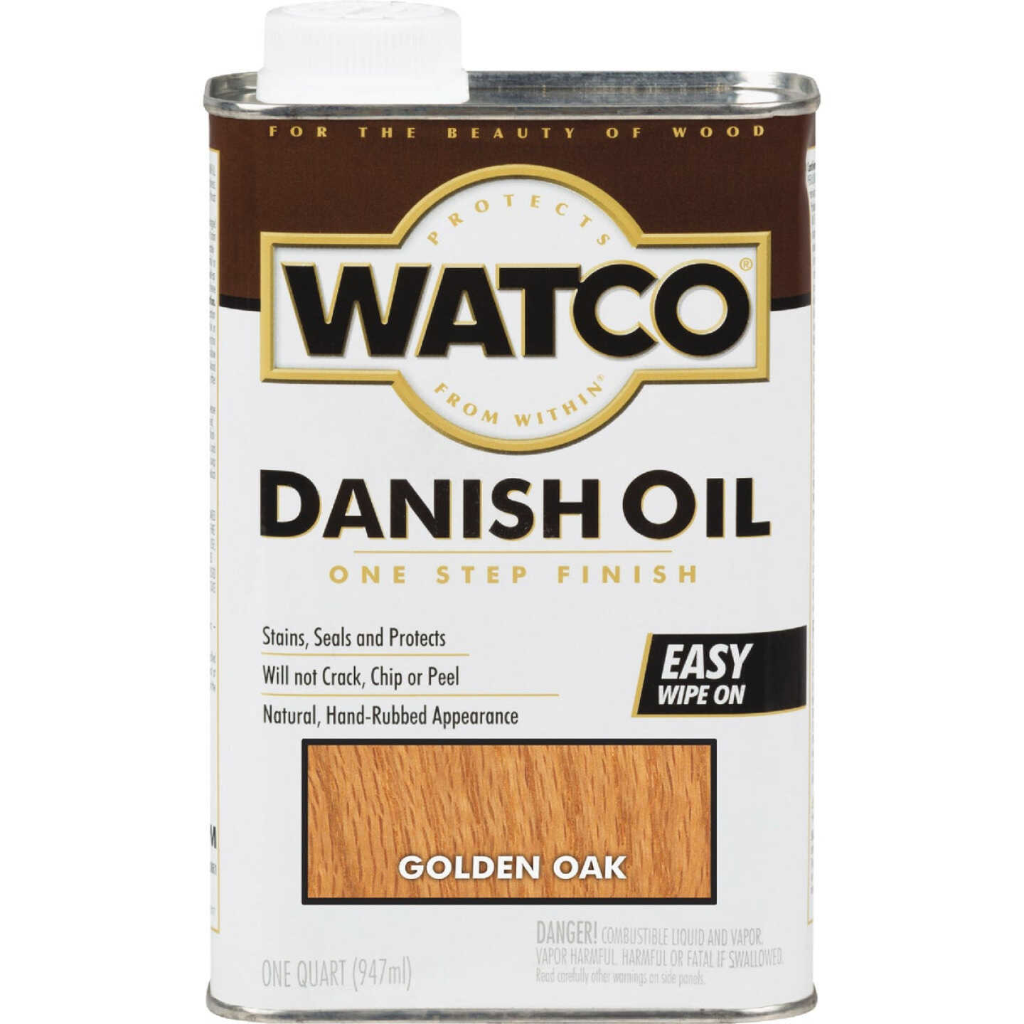 Watco Danish 1 Qt. Golden Oak Oil Finish Image 2