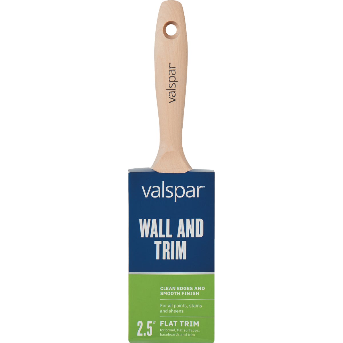 Valspar 2.5 In. Wall & Trim Flat Trim Brush Image 1