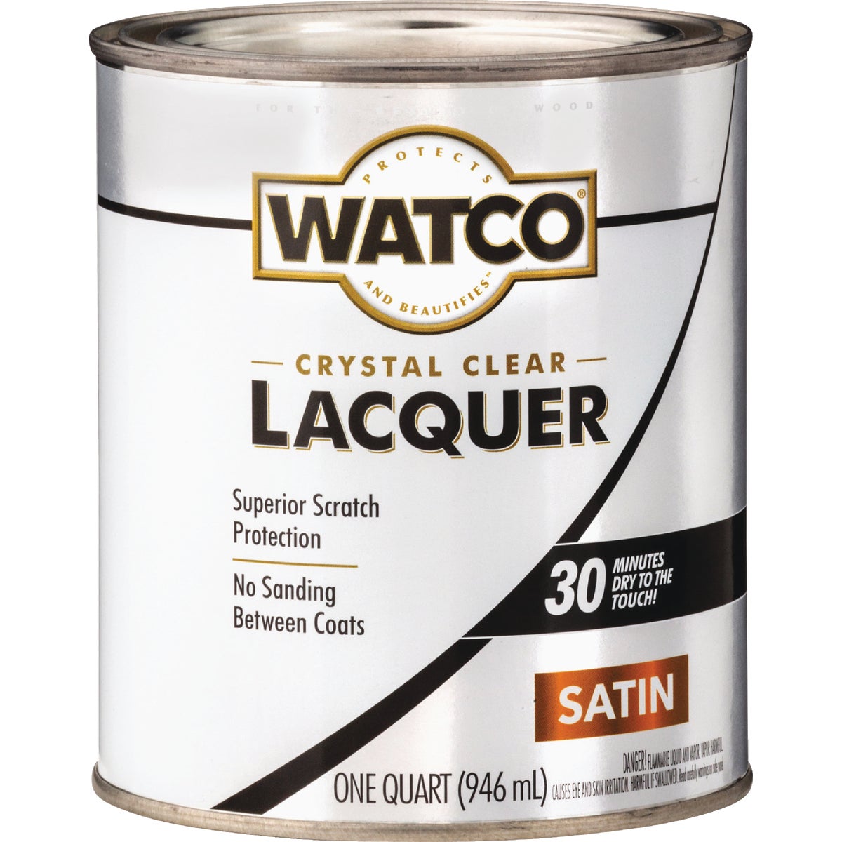 Watco Clear Satin Quart 87 Sq. Ft./Qt. Lacquer Image 2