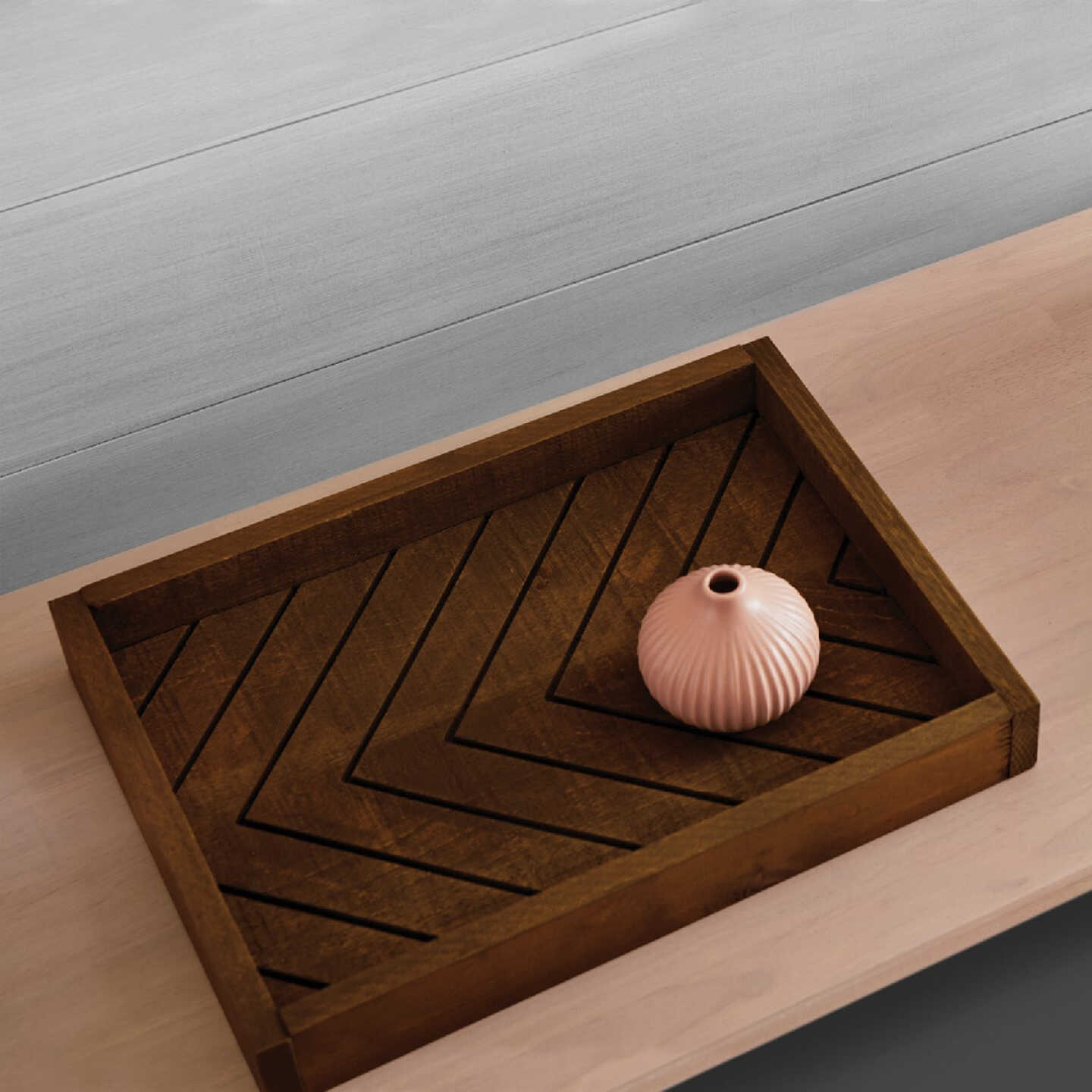 Minwax Polyshades 1/2 Pt. Satin Stain & Finish Polyurethane In 1-Step, Mission Oak Image 6