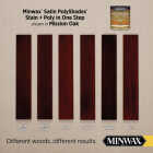 Minwax Polyshades 1/2 Pt. Satin Stain & Finish Polyurethane In 1-Step, Mission Oak Image 3