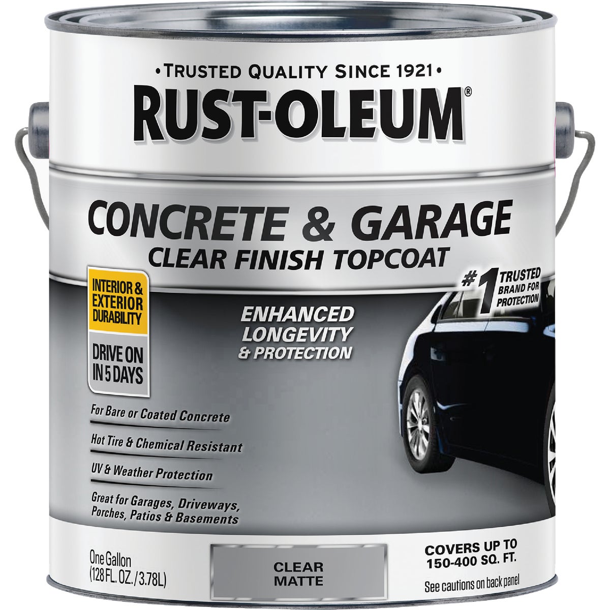 Rust-Oleum 1 Gal. Concrete and Garage Matte Clear Finish Floor Topcoat Image 7