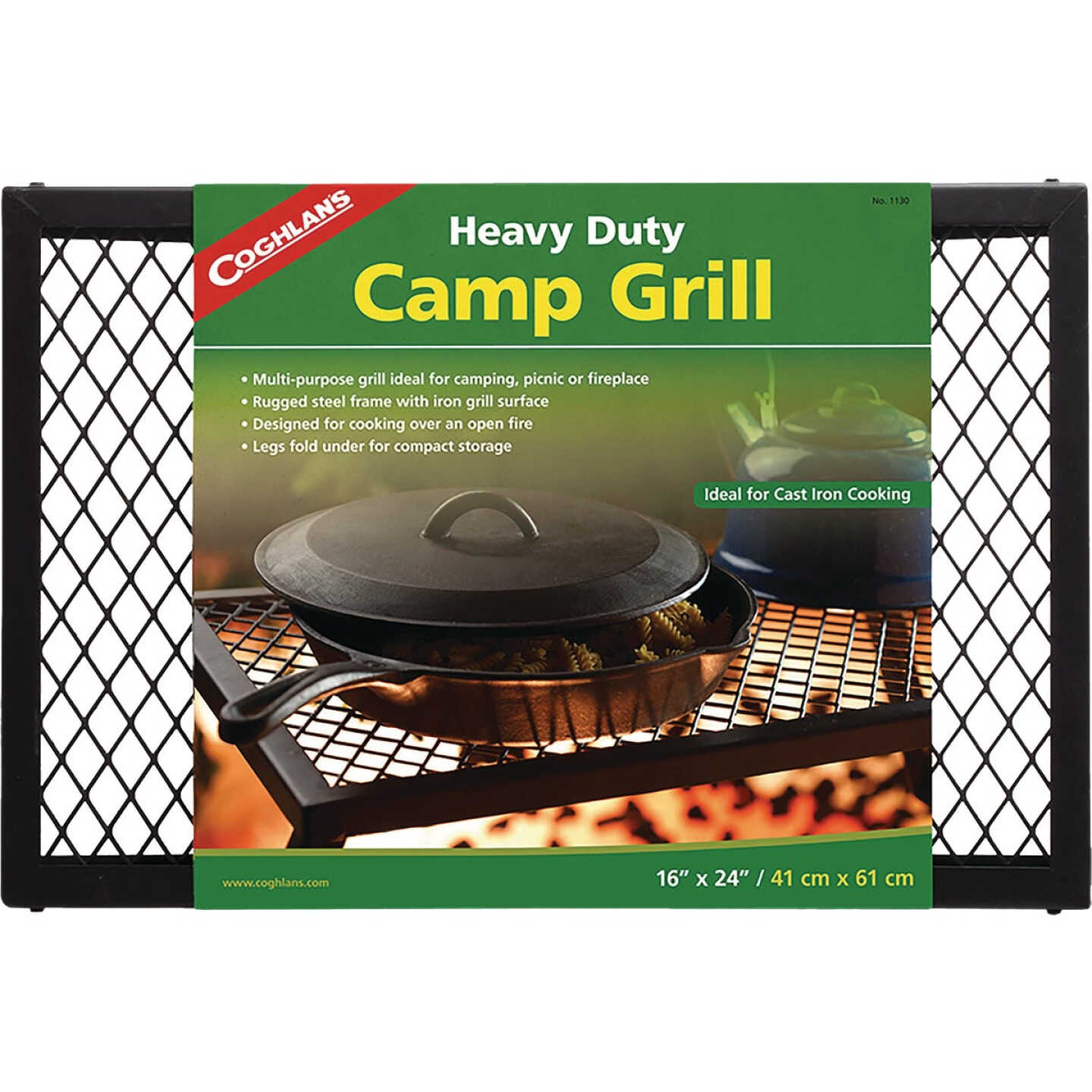 Coghlans 16 In. x 24 In. Heavy-Duty Camp Grill Image 1