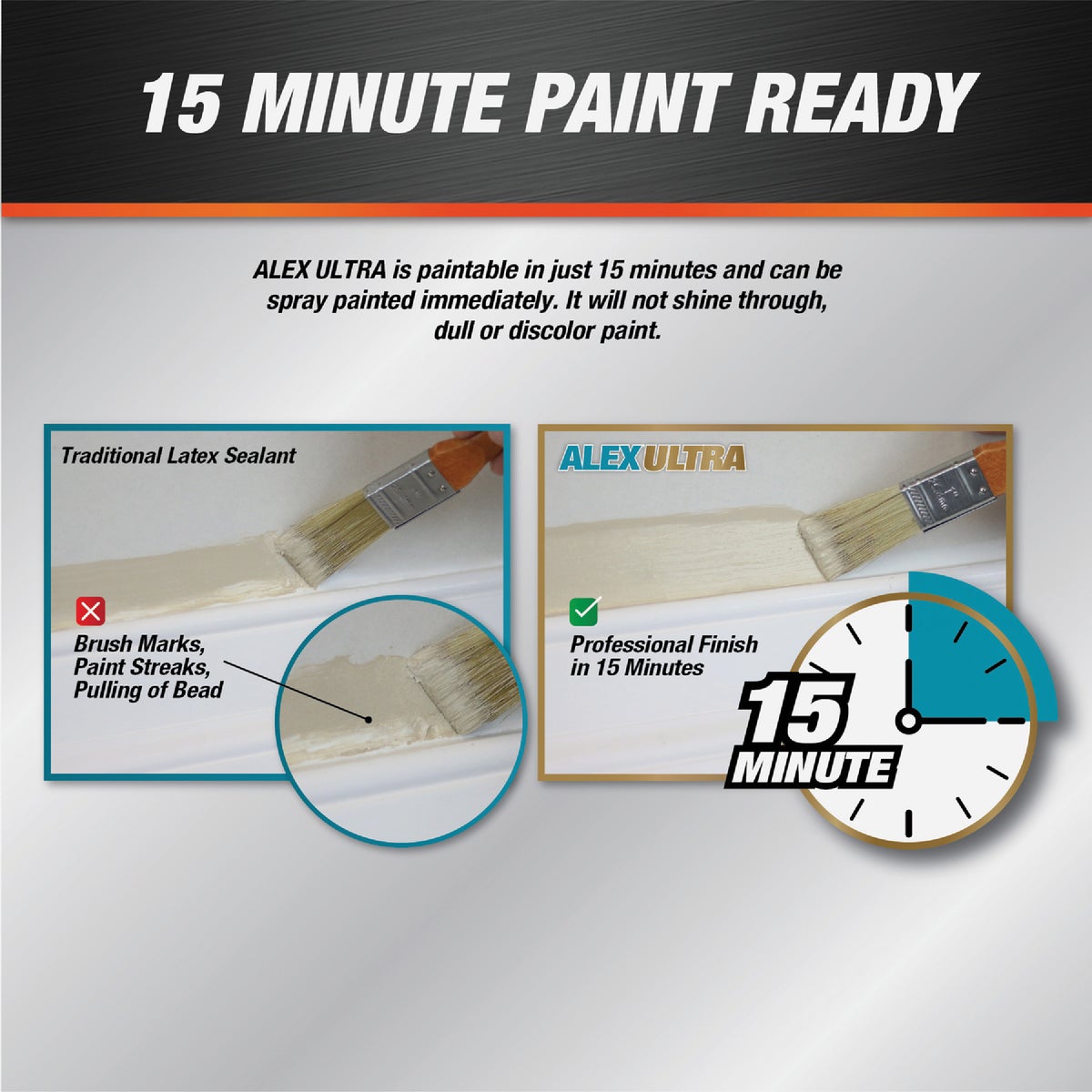 Dap Alex Ultra 10.1 Oz. Advanced Latex Sealant Image 4