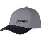 Milwaukee Workskin Gray Performance Fitted Hat, Small/Medium Image 1