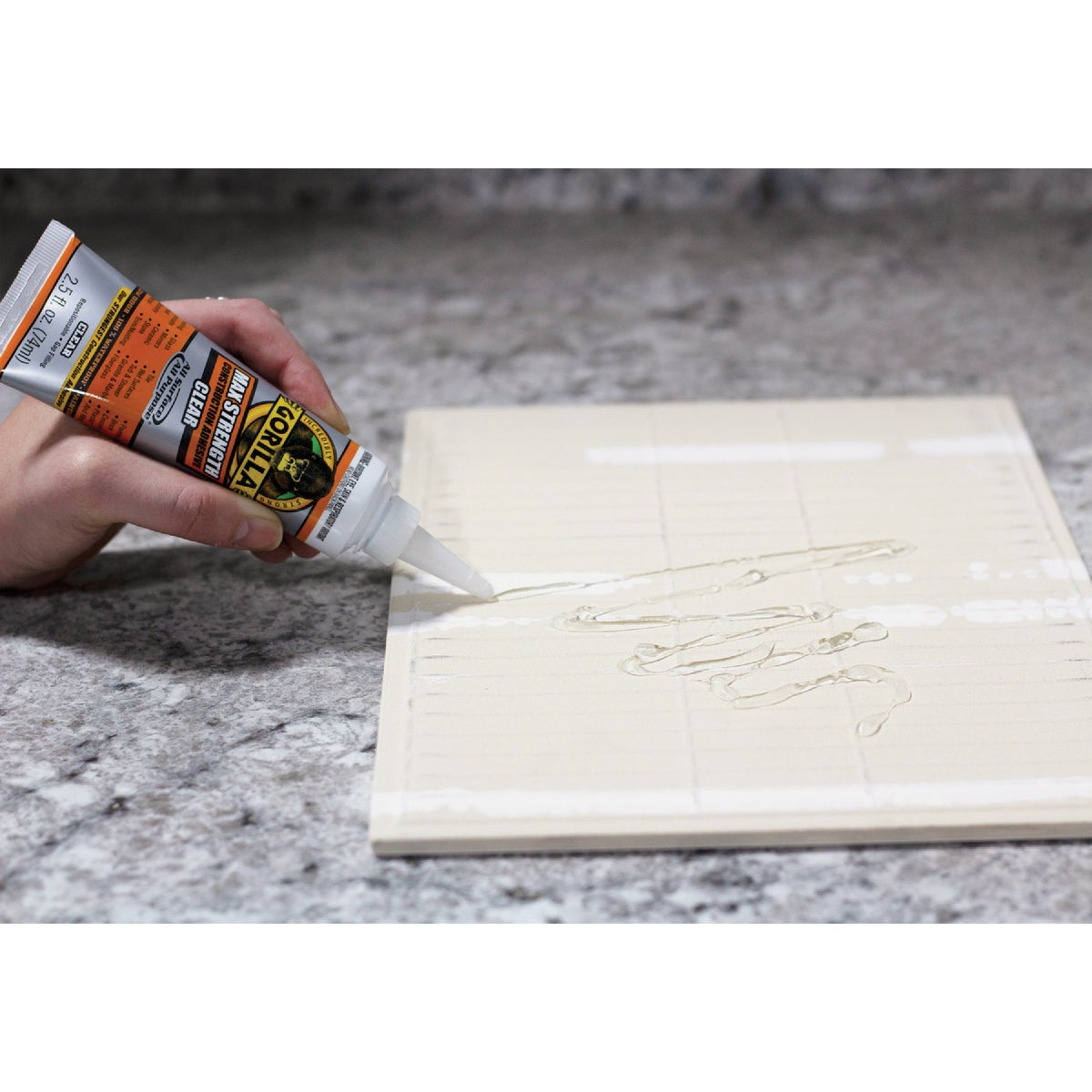 Gorilla 2.5 Oz. Clear Max Strength Construction Adhesive Image 2