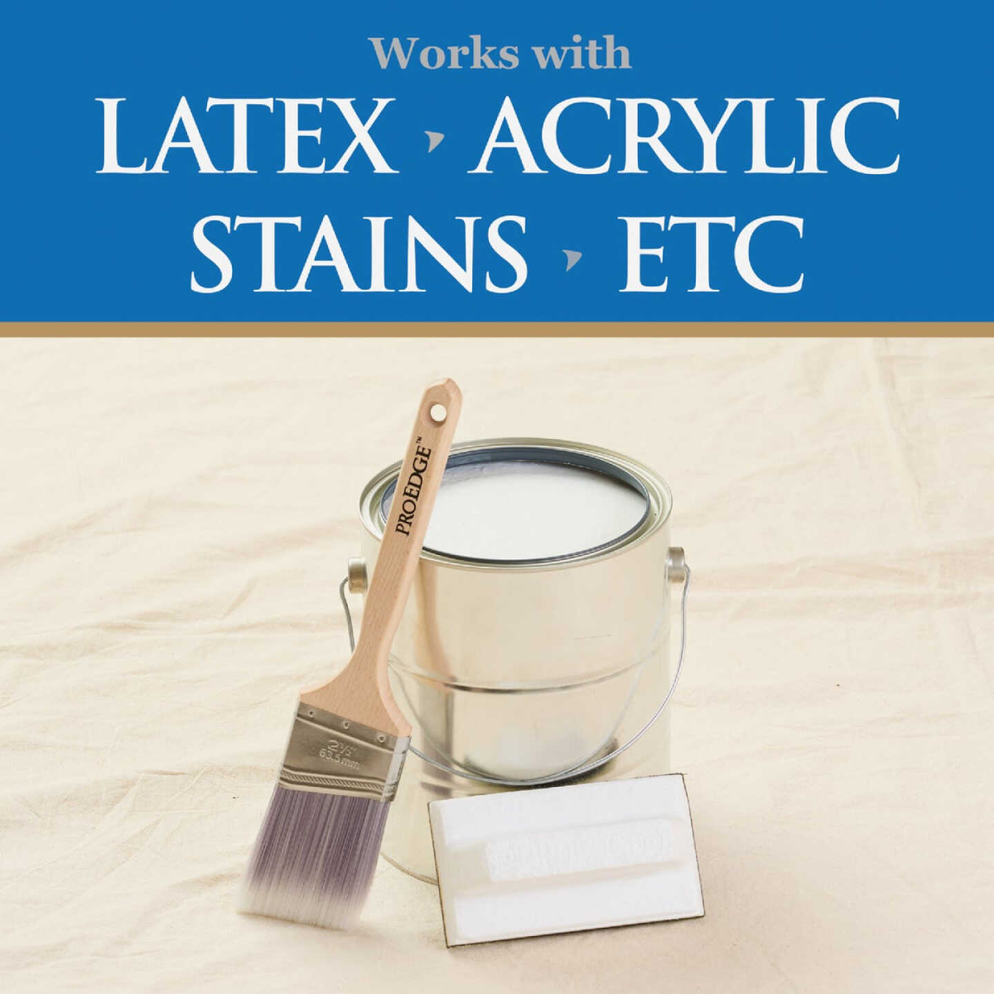 Linzer Pro Edge 3 In. x 5.5 In. Foam Handle Disposable Pad Painter Image 4